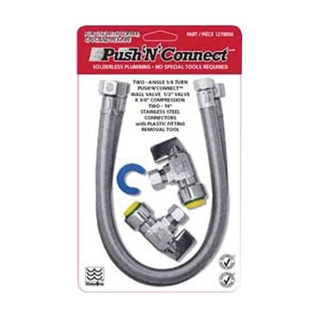 Waterline Products Kit Valve Stop Angle 16in 1288056LF